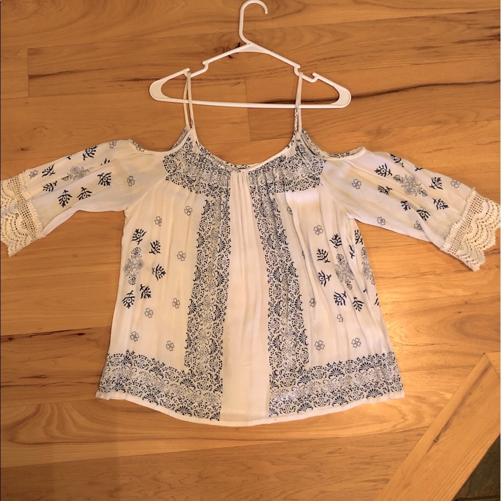 Off the shoulder blouse